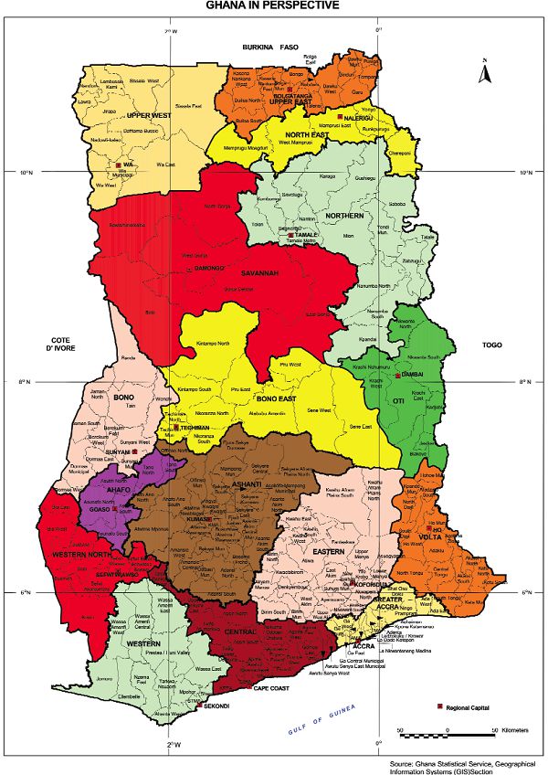 Volta Region Map With Towns The Curious Case Of Sall - :: Ghana Law Hub